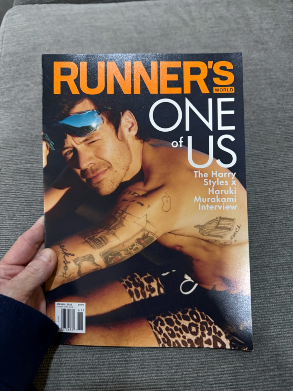 Runners world magazine ft harry styles spring 2026